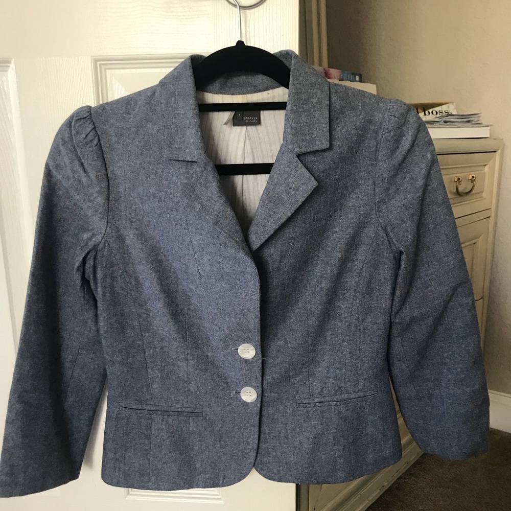 Mini Denim Blazer